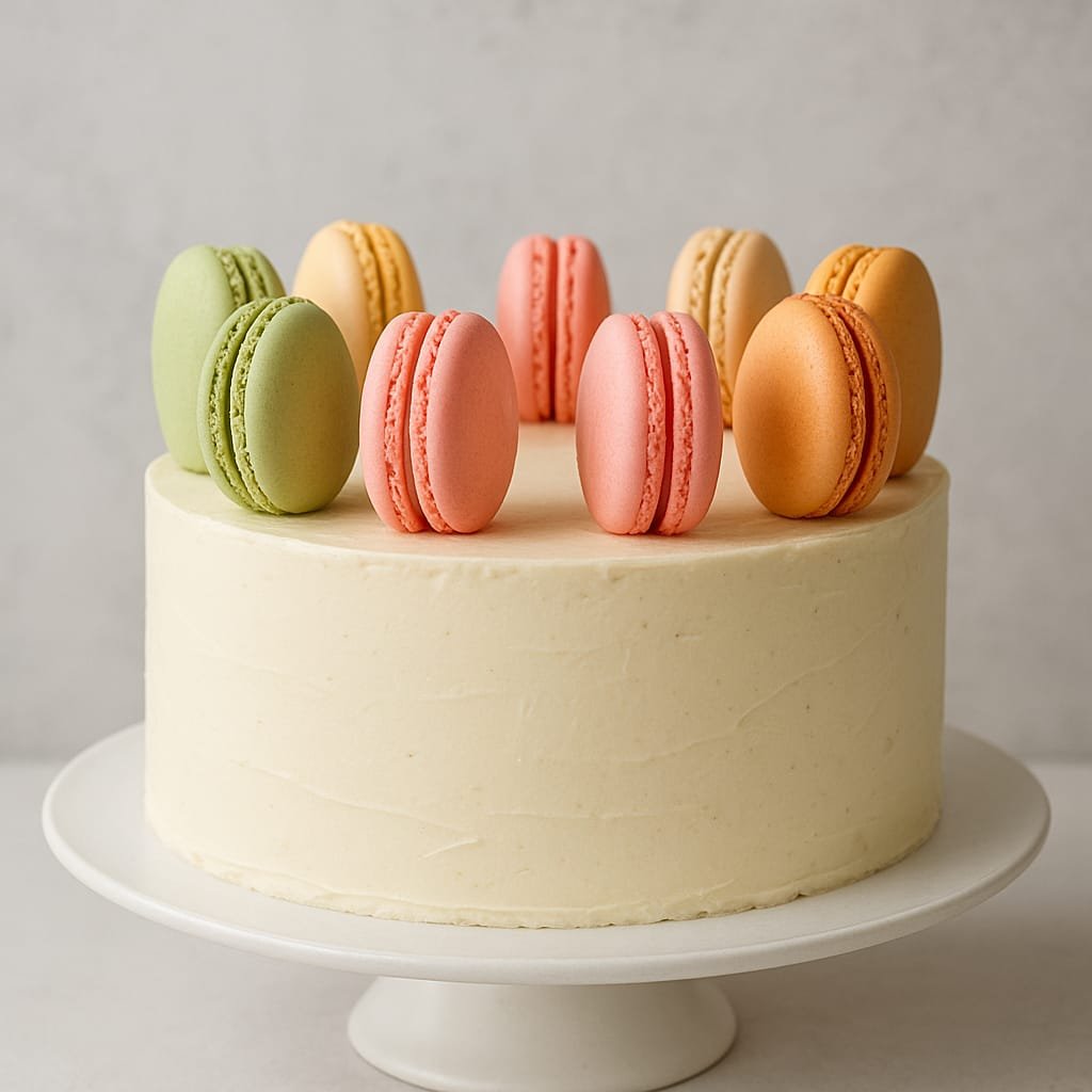 Best Macarons cakes / Macaron Crown Cake Making Shop in Vengara